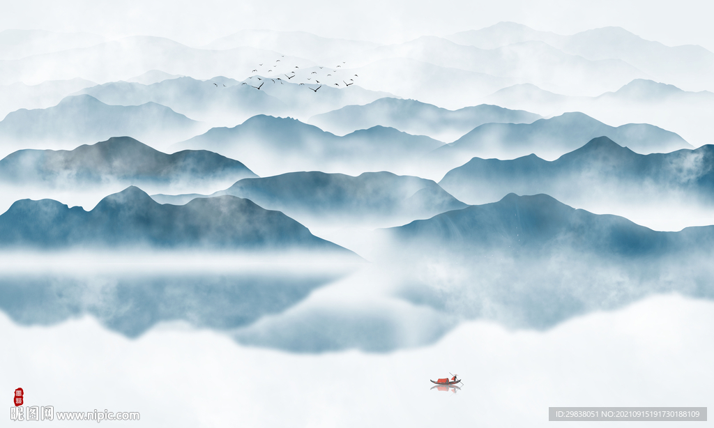 写意山水画