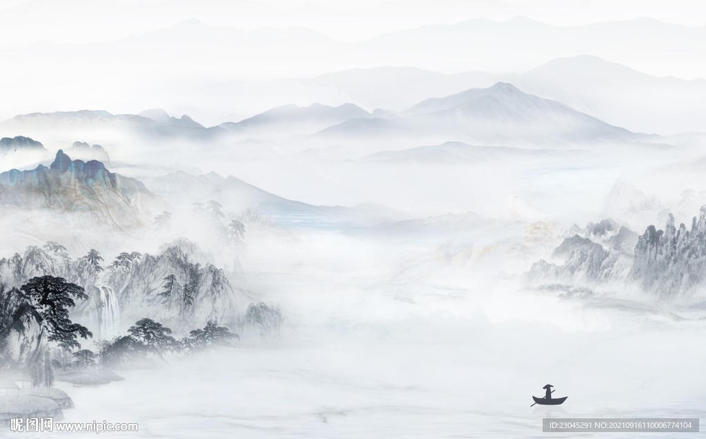 新中式背景墙