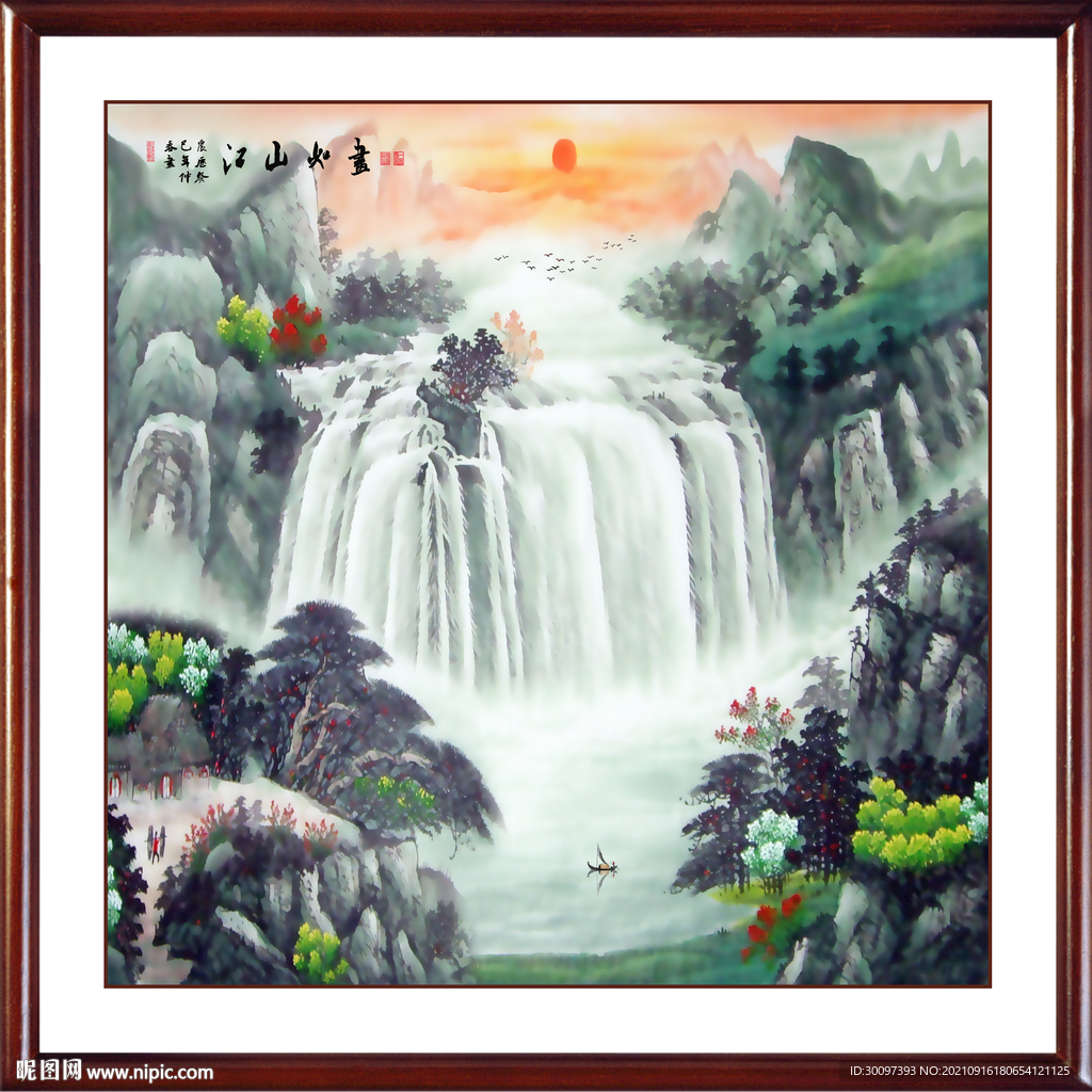风景画山水画