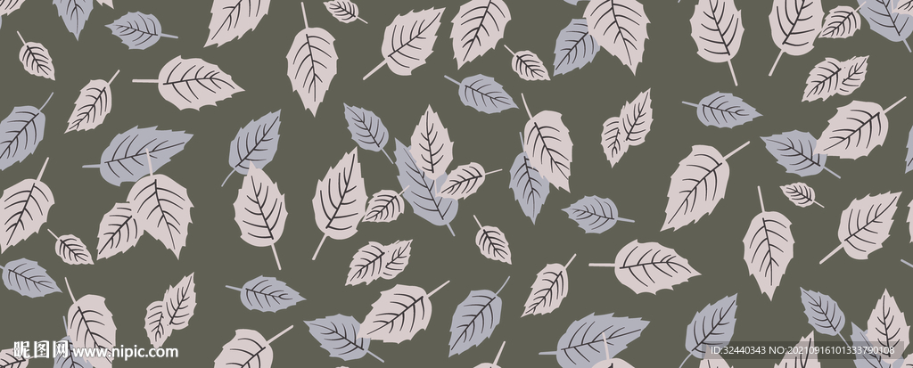 大牌  叶子    数码印花 