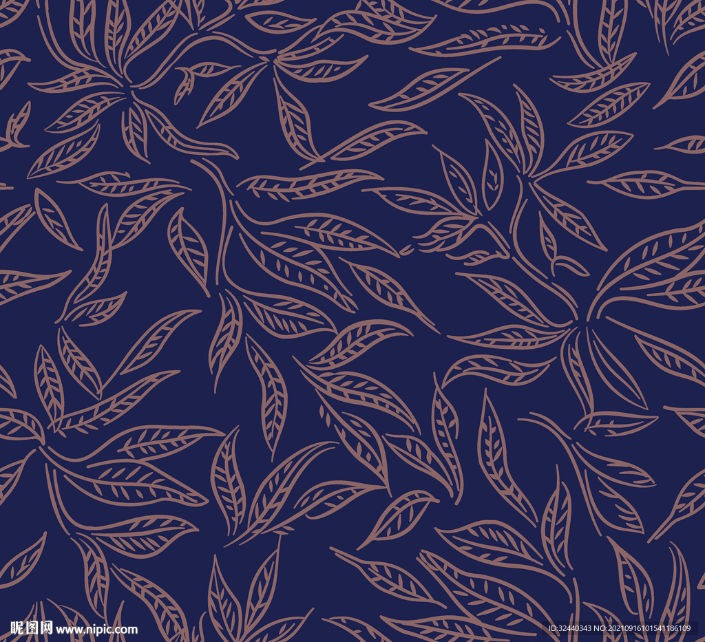 大牌  叶子    数码印花 