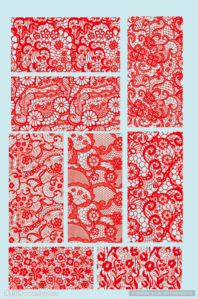 矢量欧式花纹底纹背景