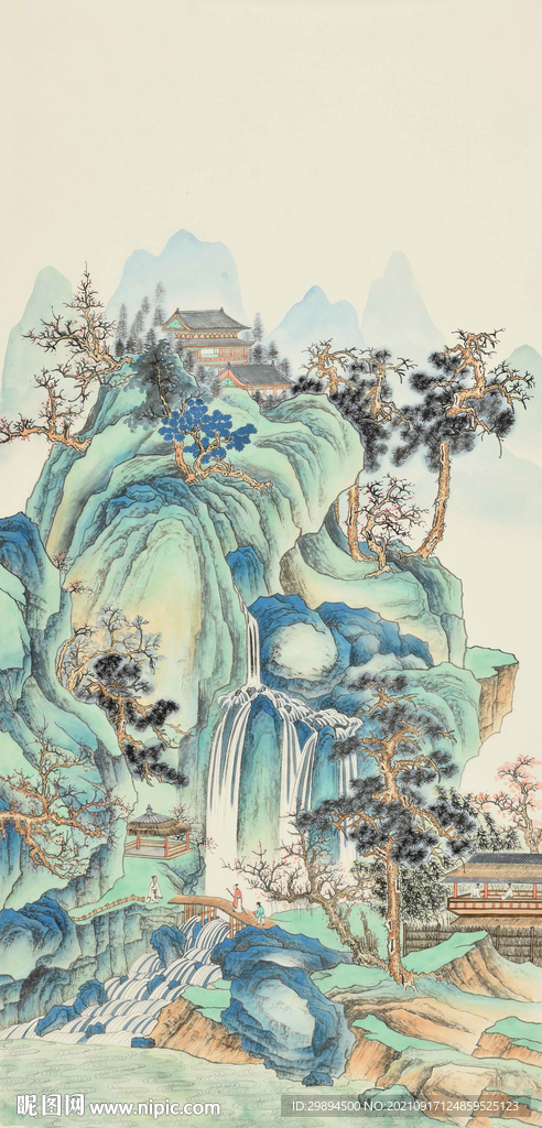 古典山水水墨中式装饰画
