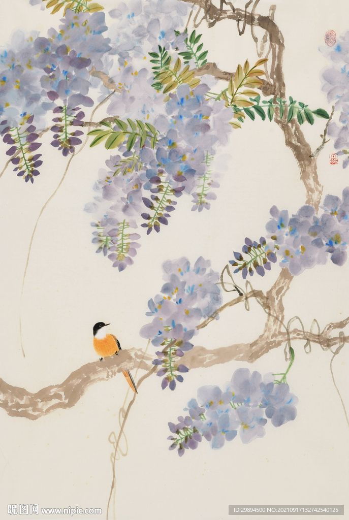 中国古典花鸟鱼虫中式装饰画