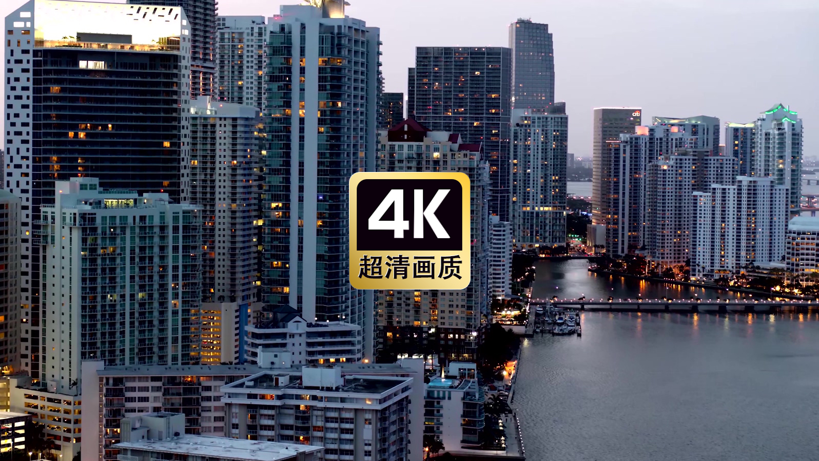 航拍城市建筑群