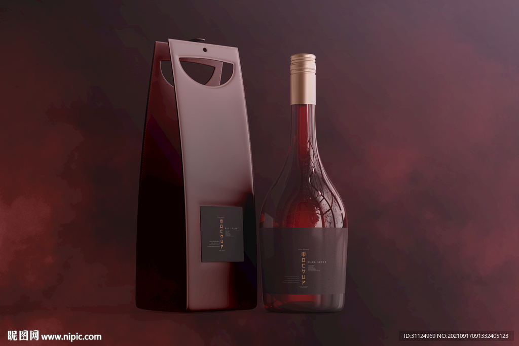 螺旋盖洋酒瓶干红威士忌品牌包装
