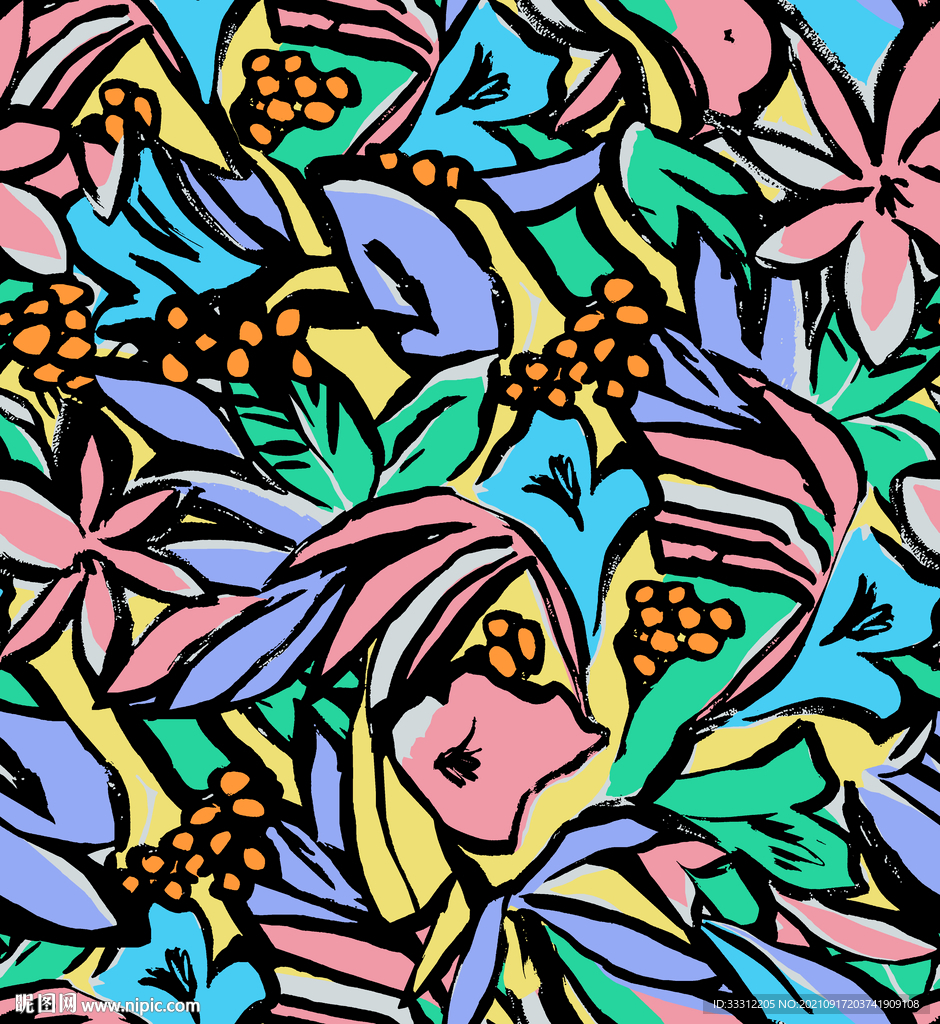 花卉 叶子 大牌女装     