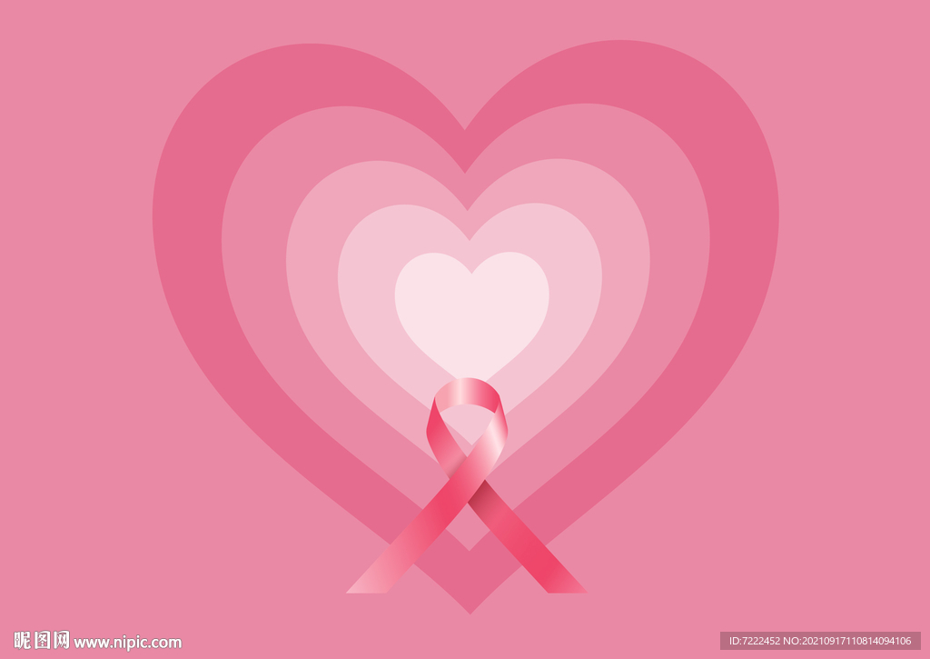粉红丝带女性海报