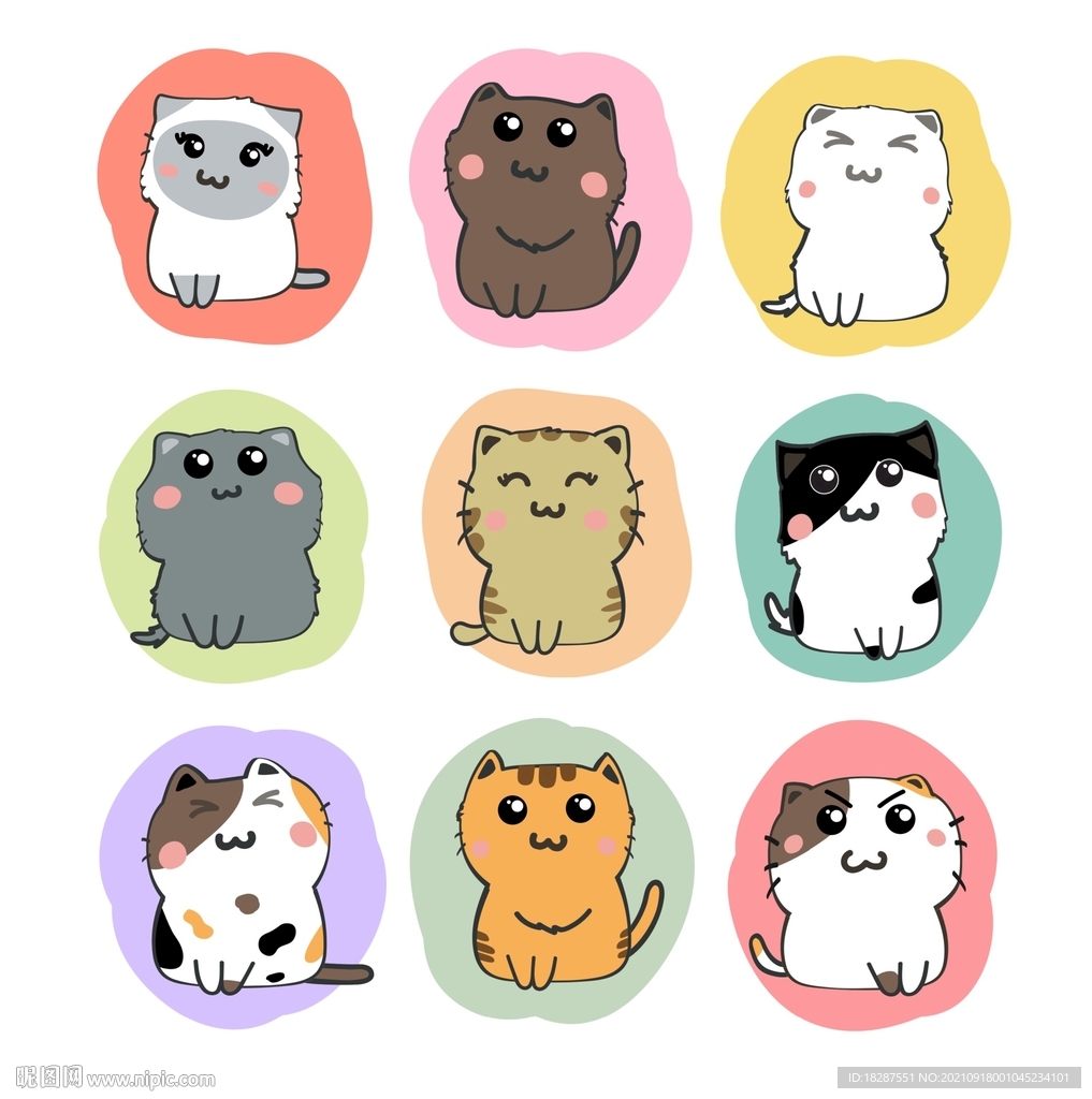 卡通猫猫图标