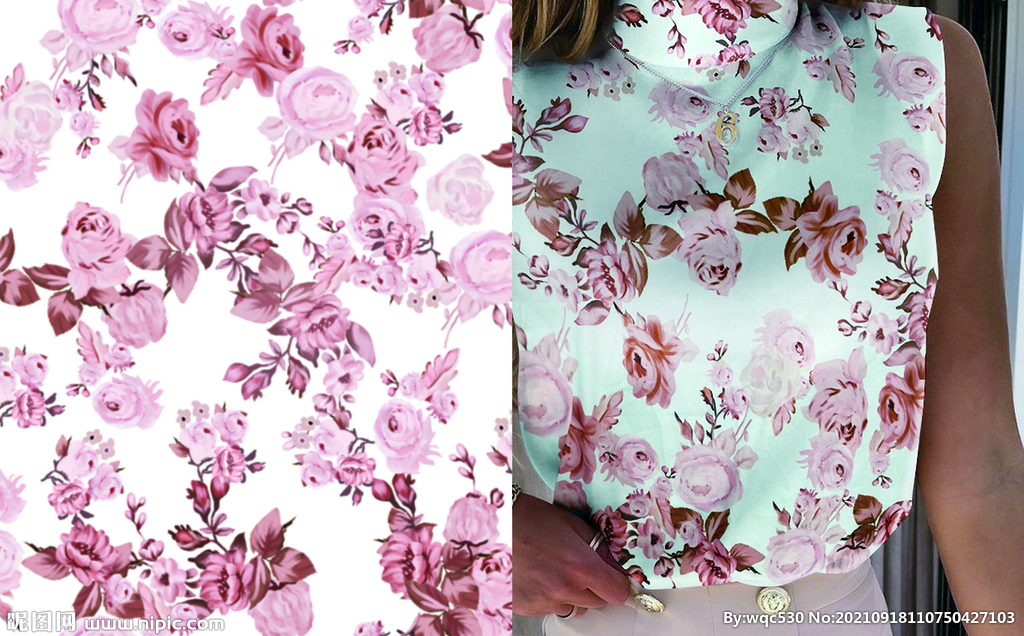 手绘花 乱花