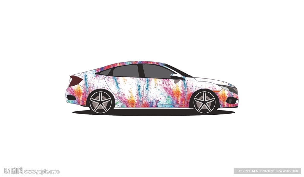 赛车车贴 