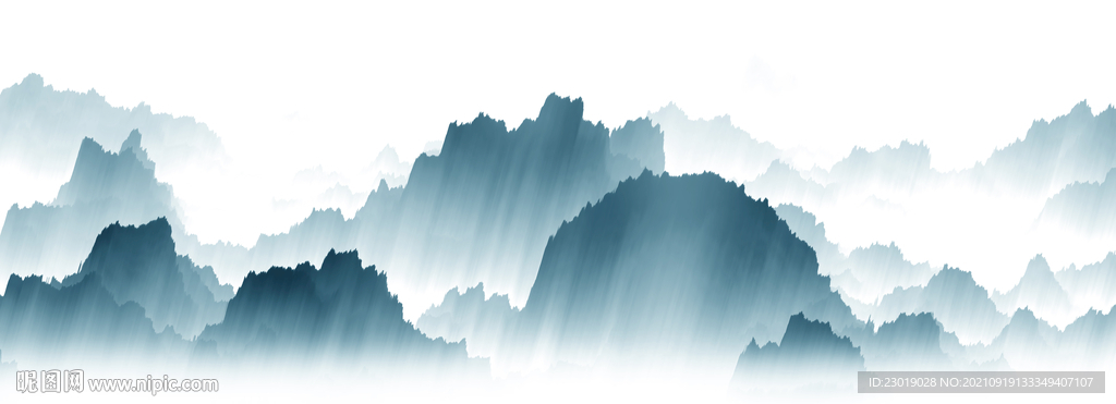 抽象山水画