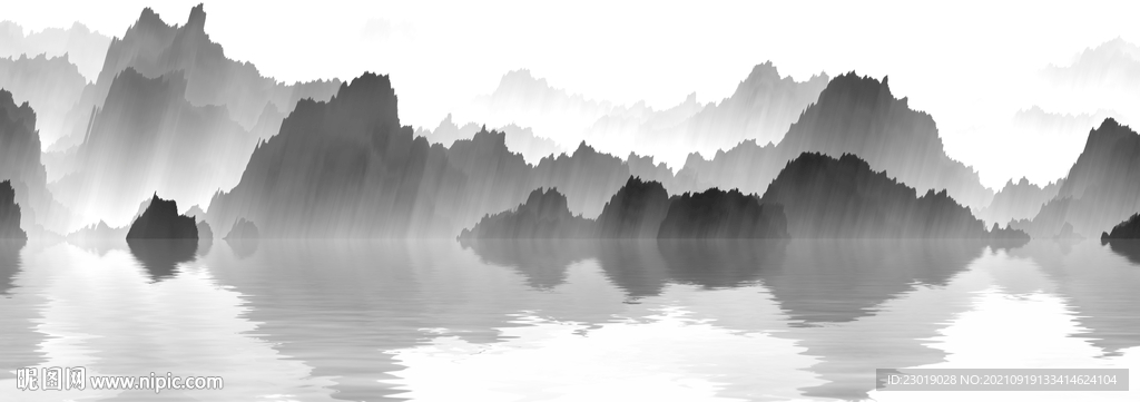 抽象水墨画