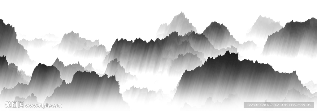 晕染水墨画