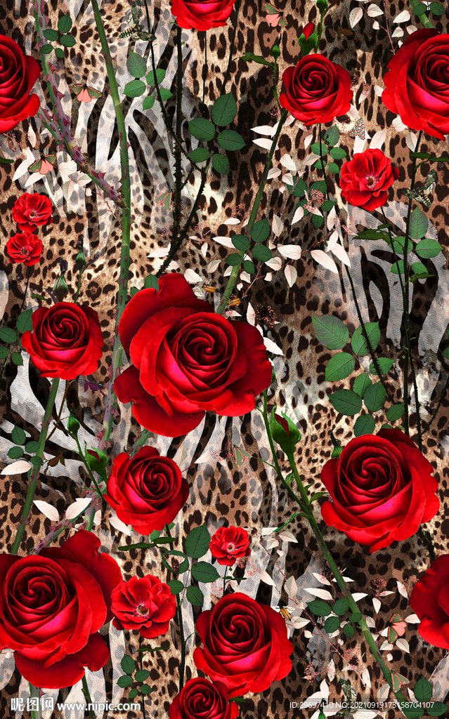 豹纹 红花