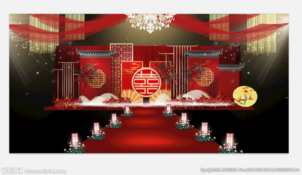 红色中式婚礼