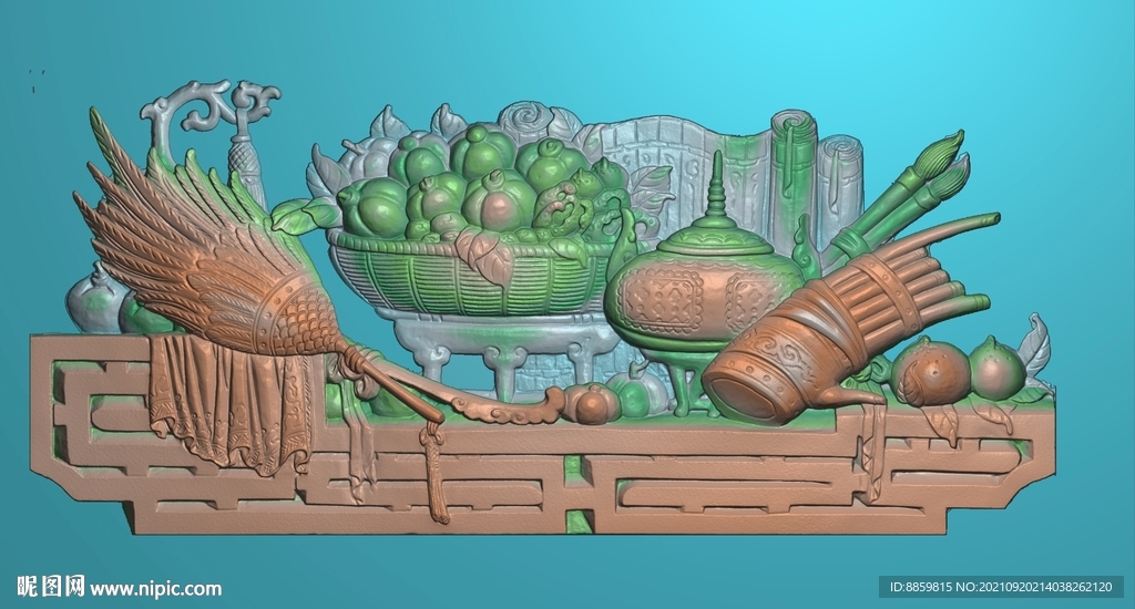 扫描灰度博古果盘