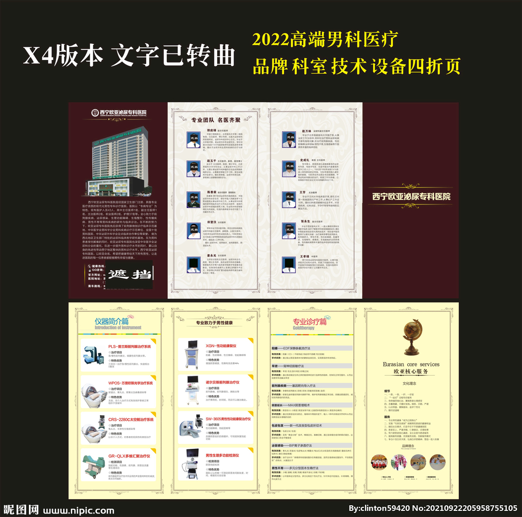 男科折页