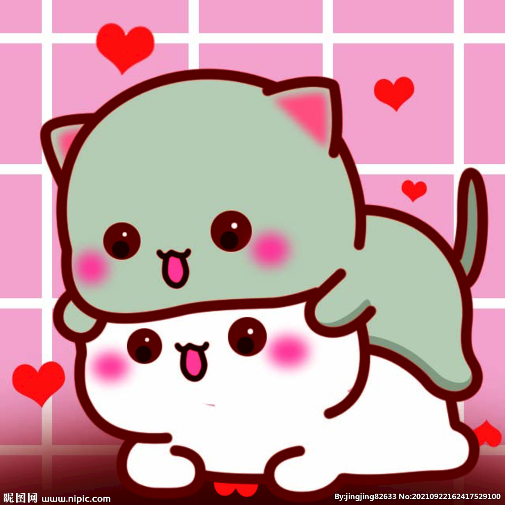 小猫卡通图