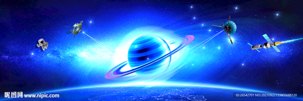 太空星球背景
