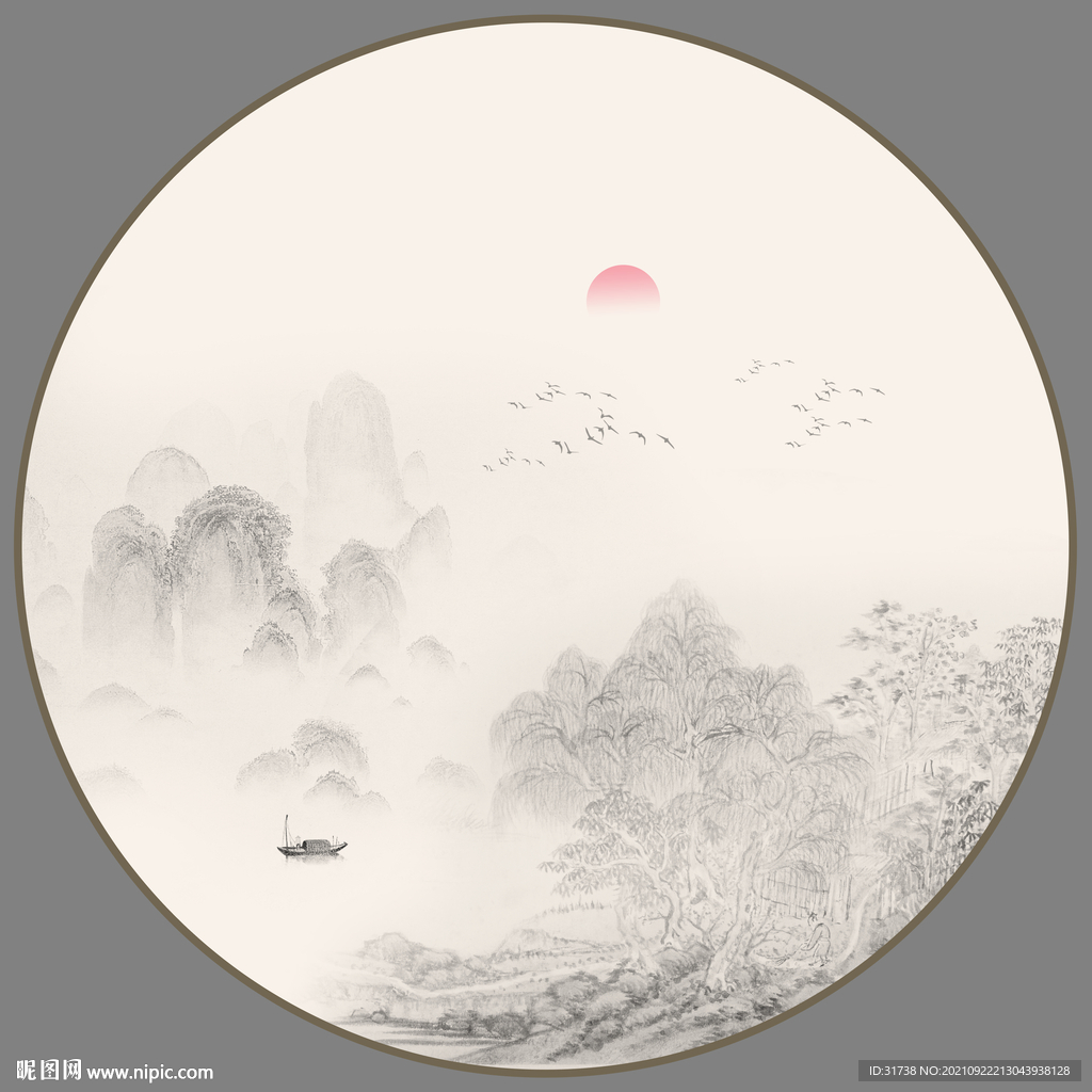 国画山水