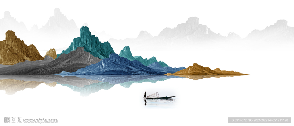 晶瓷画 抽象画 新中式