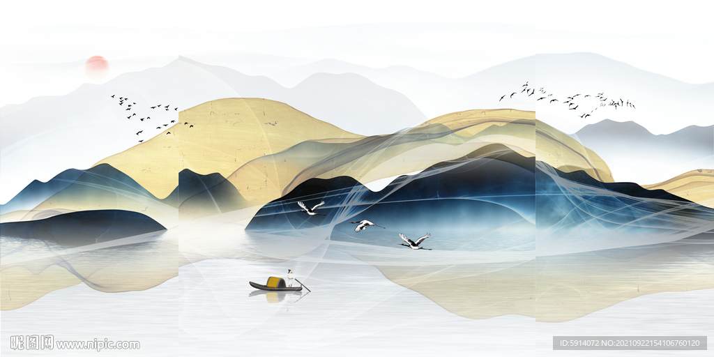 晶瓷画 抽象画 新中式