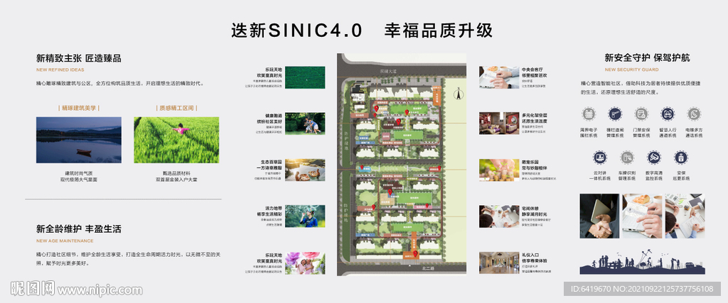 高端房地产幸福产品再升级展板