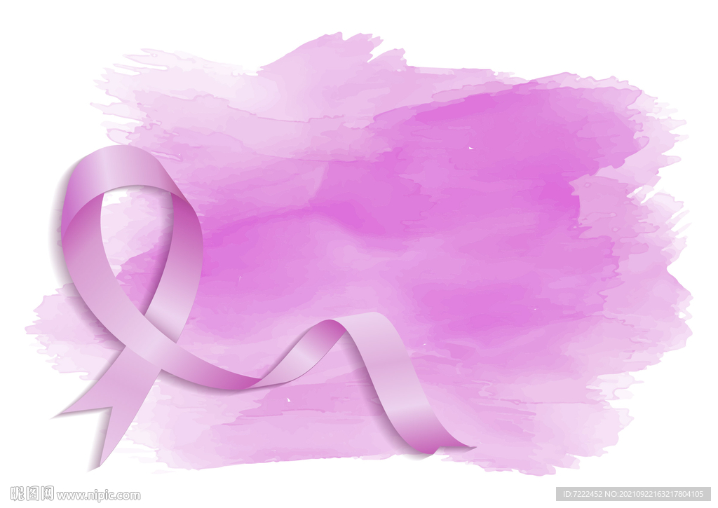 水彩背景丽人广告