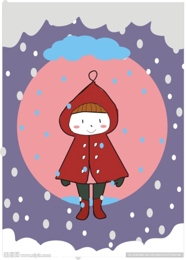 卡通雪人