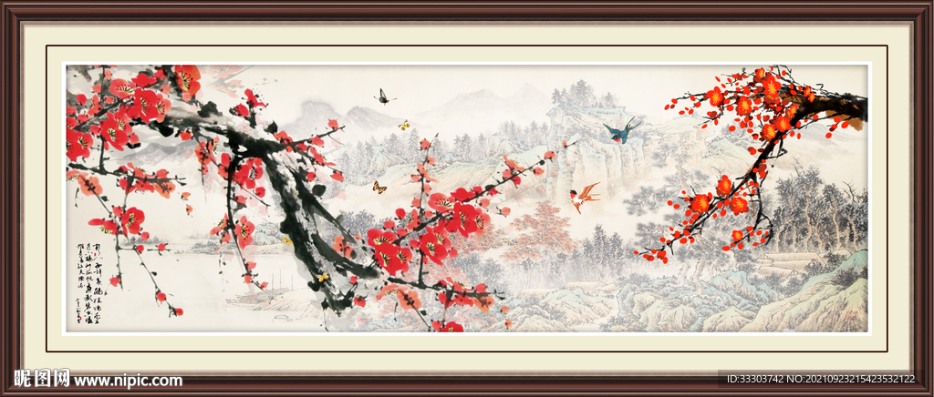 梅花国画