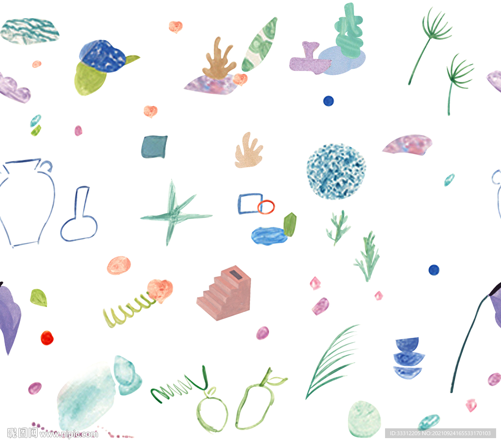 花朵 叶子  女装  卡通