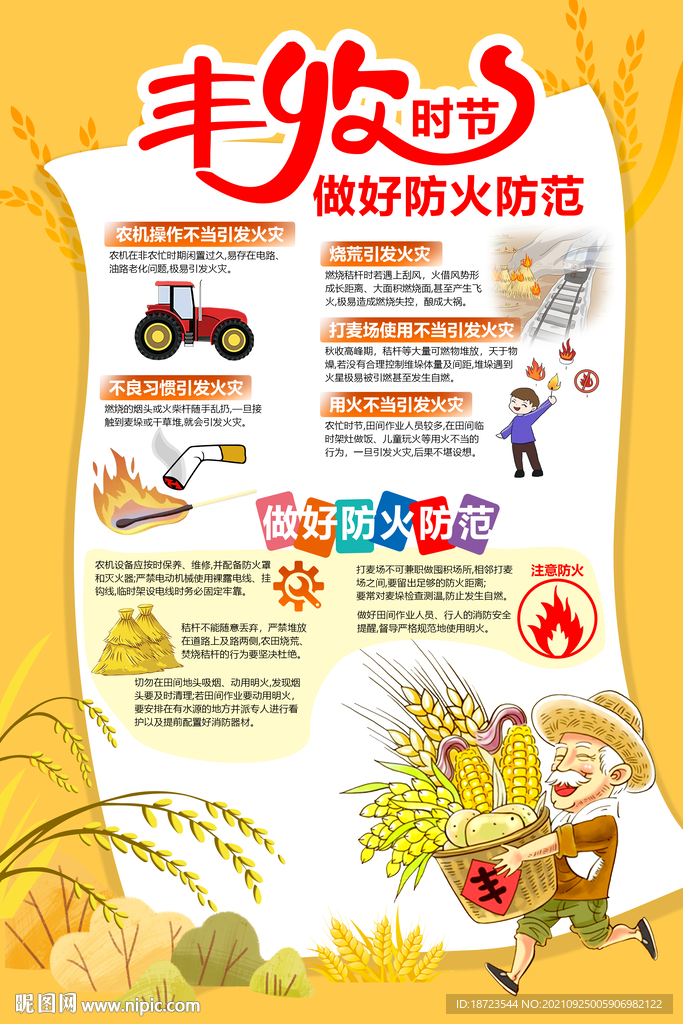 农村消防安全海报