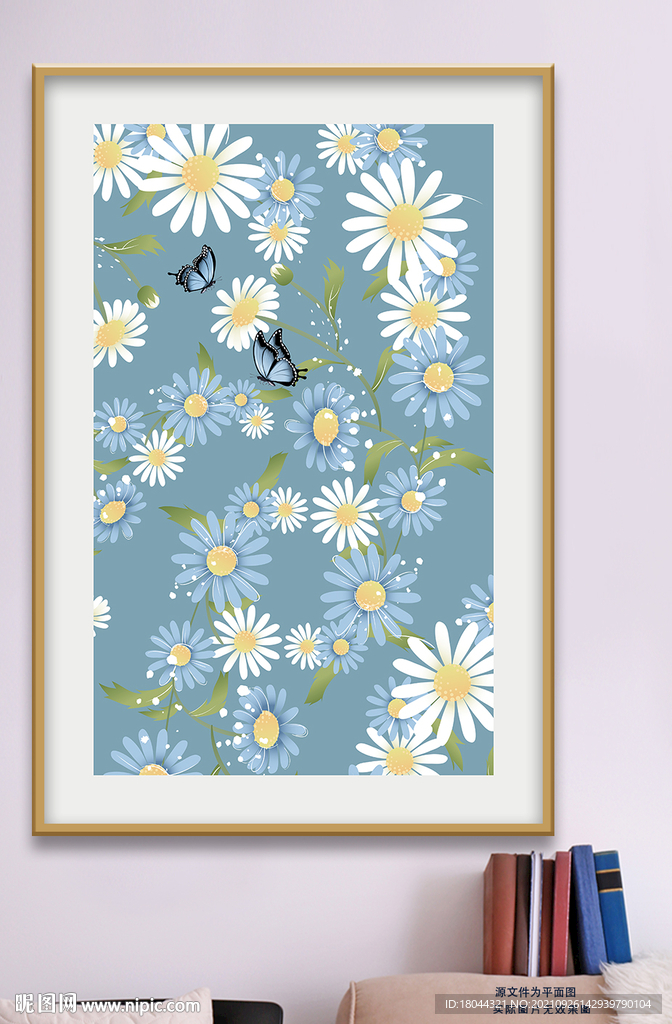 现代简约繁华花卉装饰画