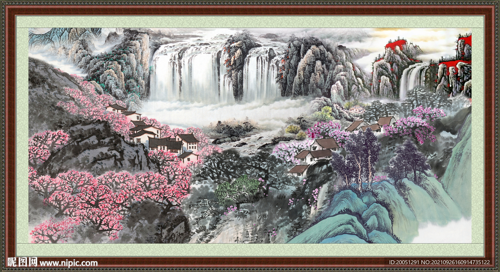 国画山水 