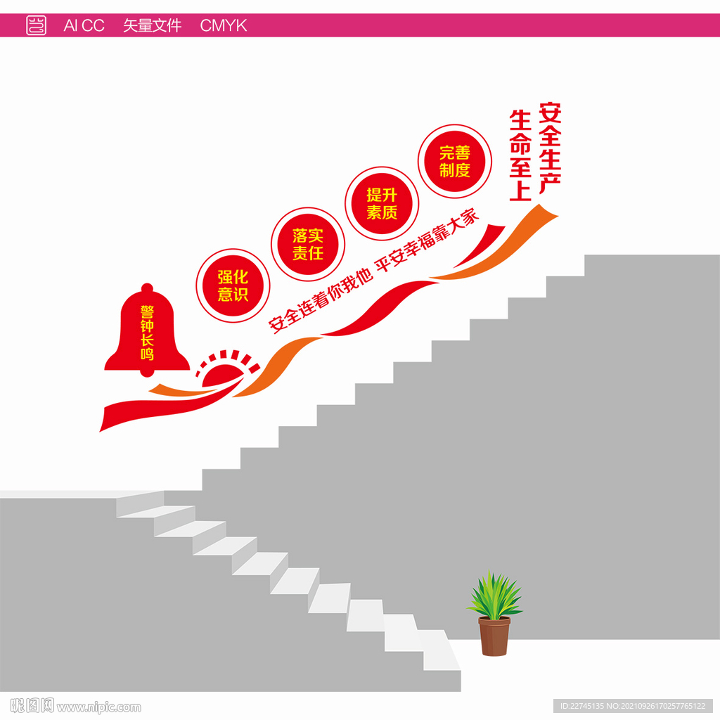安全生产楼梯文化