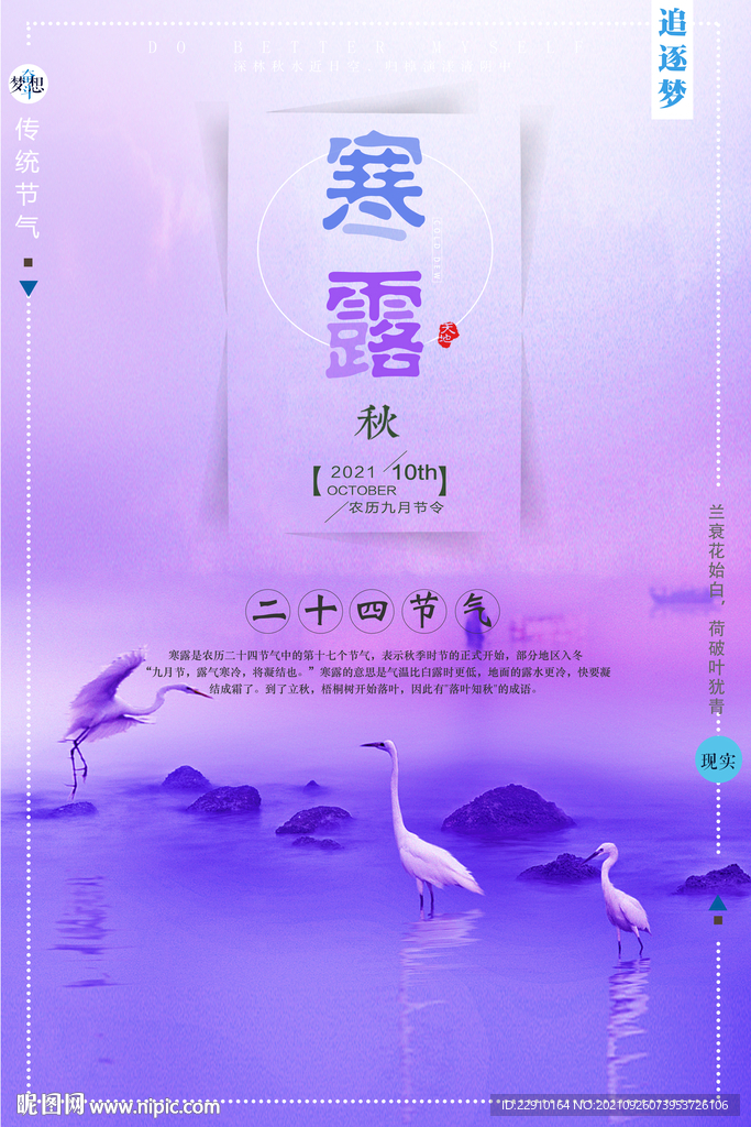 寒露海报