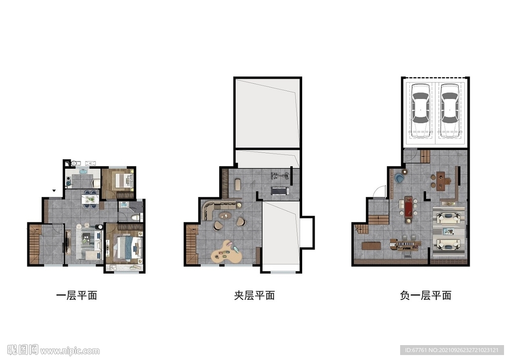 夹层户型图