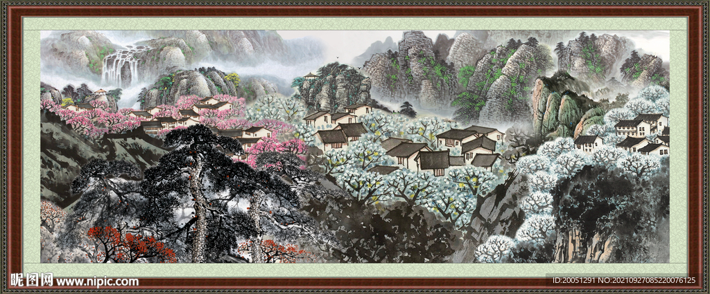 国画山水 