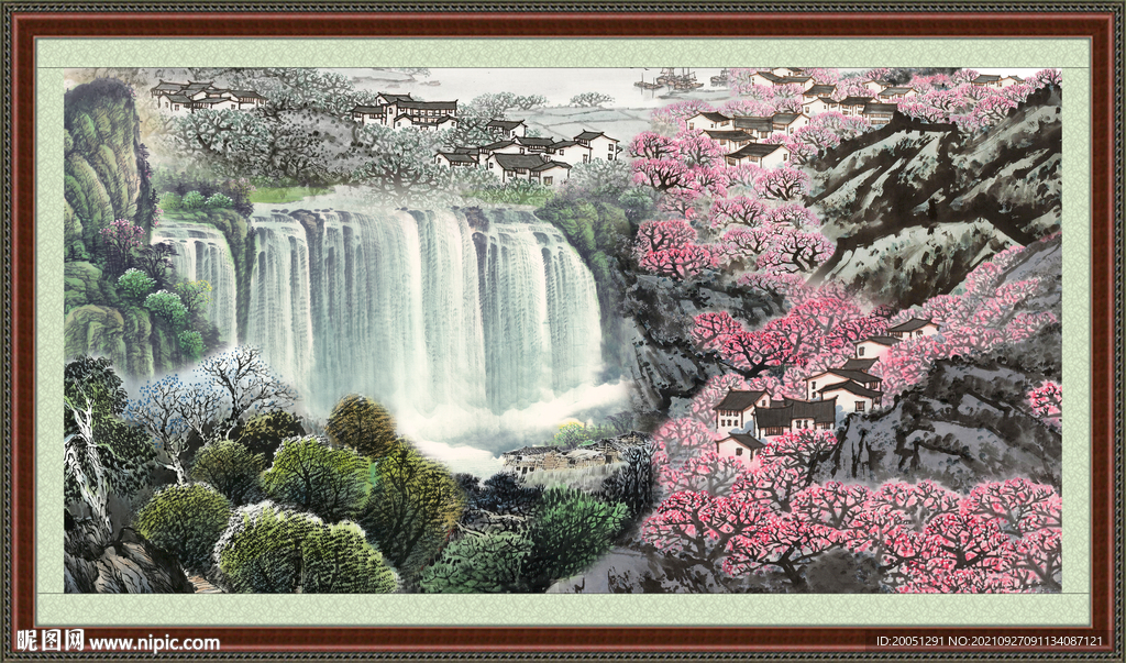 国画山水 