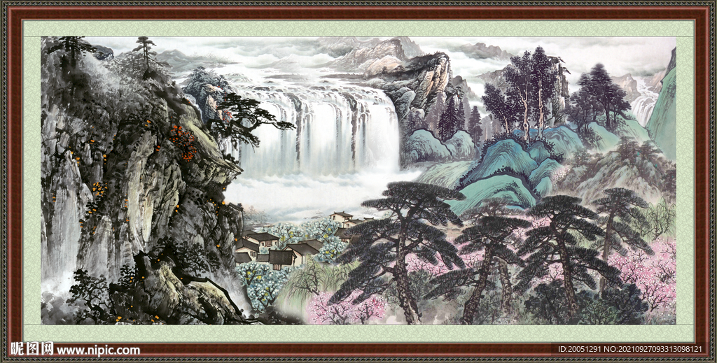 国画山水 