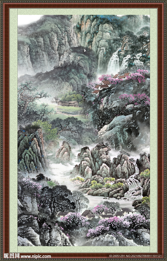 国画山水 