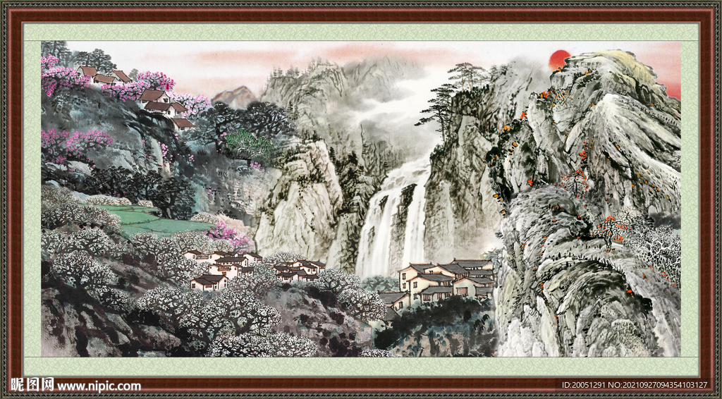 国画山水 