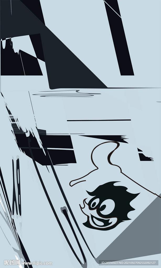 抽象几何装饰画