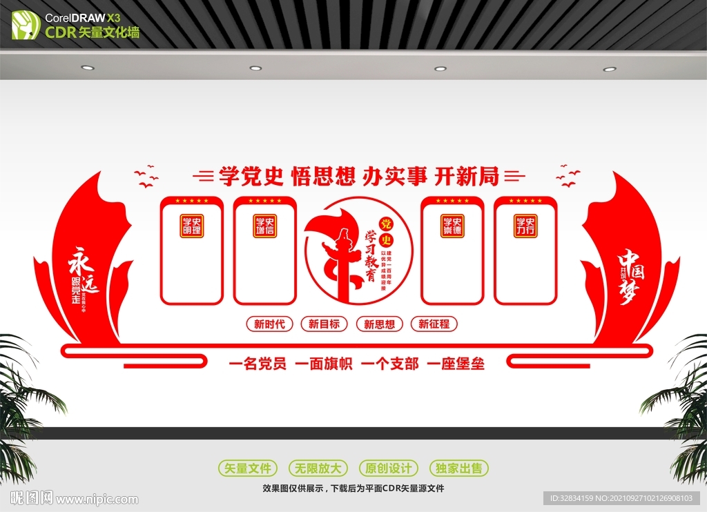 动员大会文化墙
