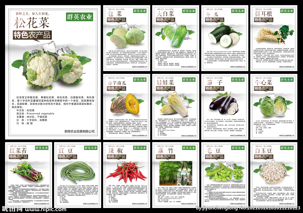 绿色特色农产品蔬菜