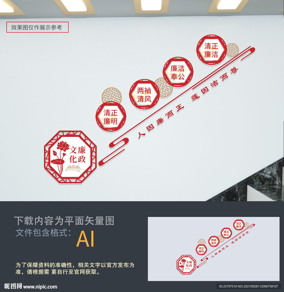 廉政楼梯文化墙