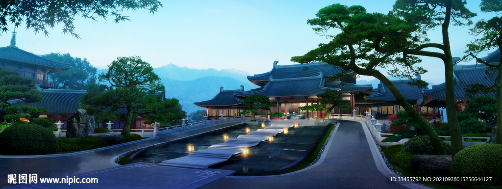 古建黑松