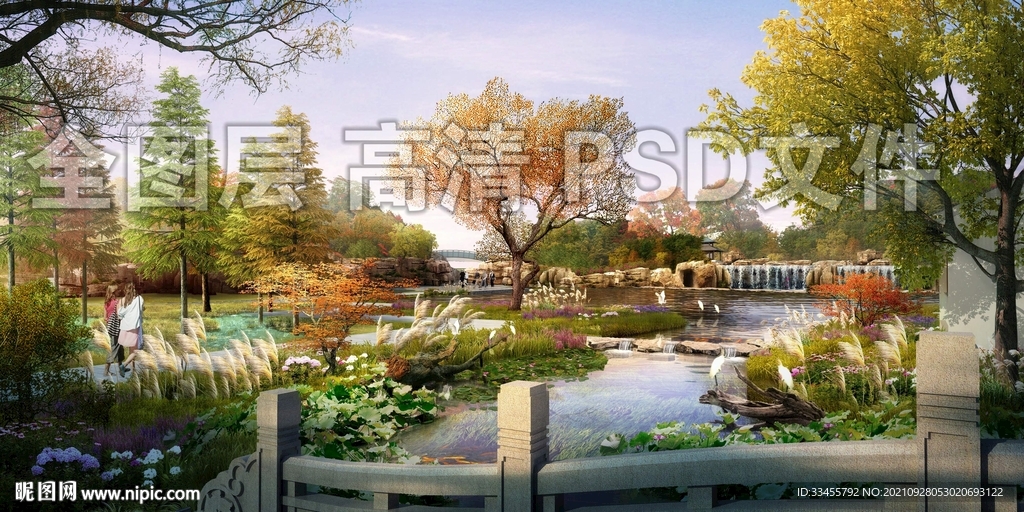 河流湿地景观