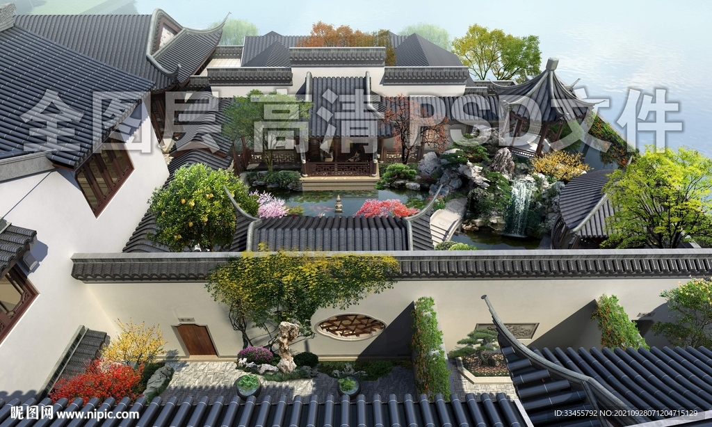园林古建效果图